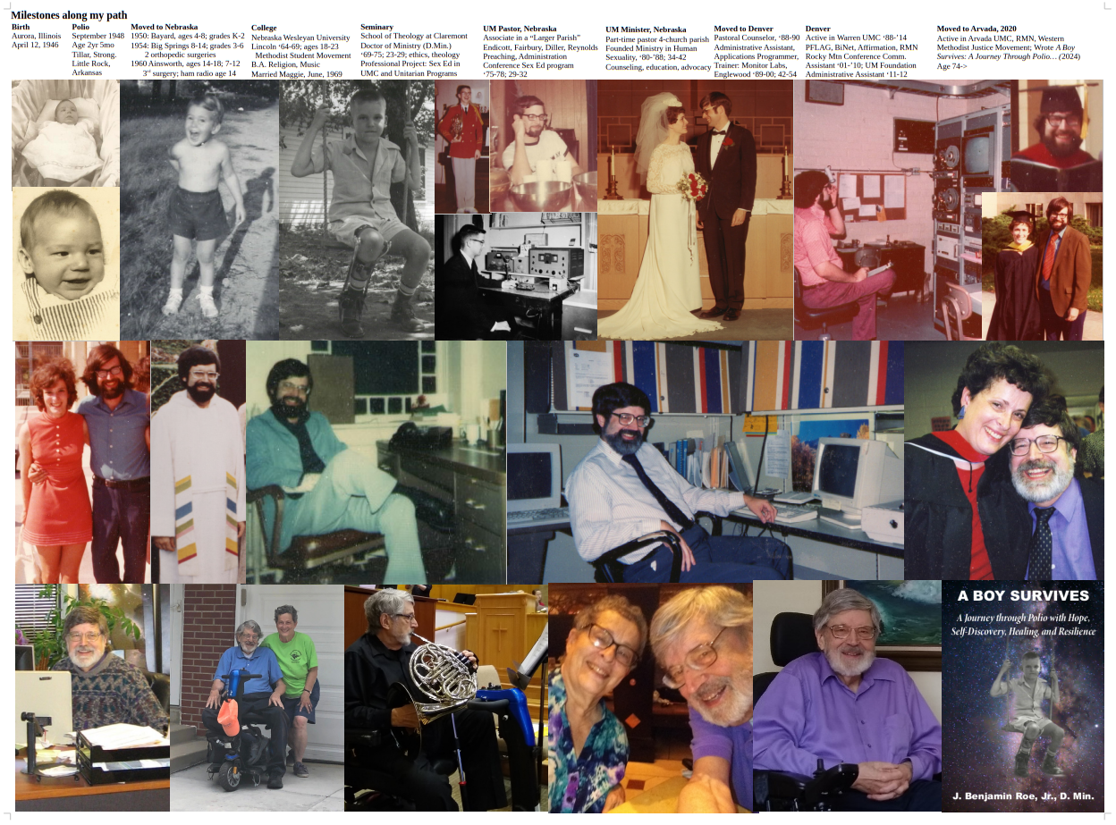 80-Year Collage An collage of photos covering 80 years